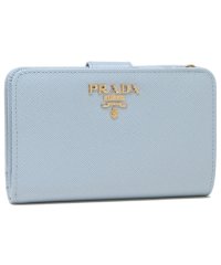 PRADA/プラダ 二つ折り財布 サフィアーノ ブルー レディース PRADA 1ML225 QWA F0076/504567521