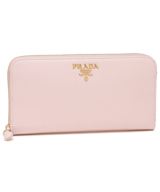 セール 20%OFF】プラダ 長財布 サフィアーノ ピンク レディース PRADA