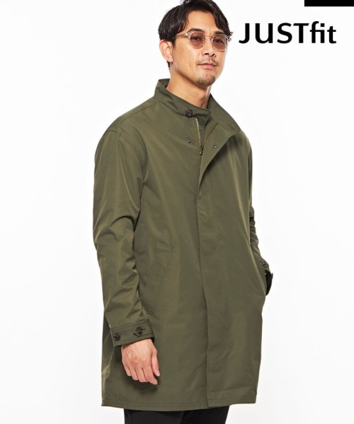 【WEB限定】JUSTFIT スタンドカラー コート