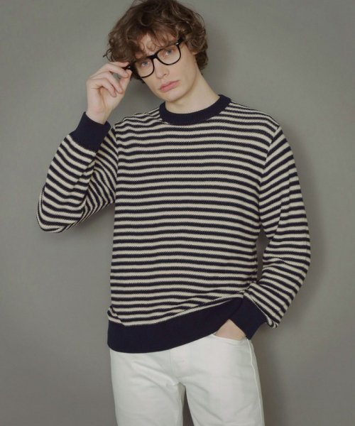 クーポン ボーダークルーネックニット Mackintosh London メンズ Mackintosh London D Fashion