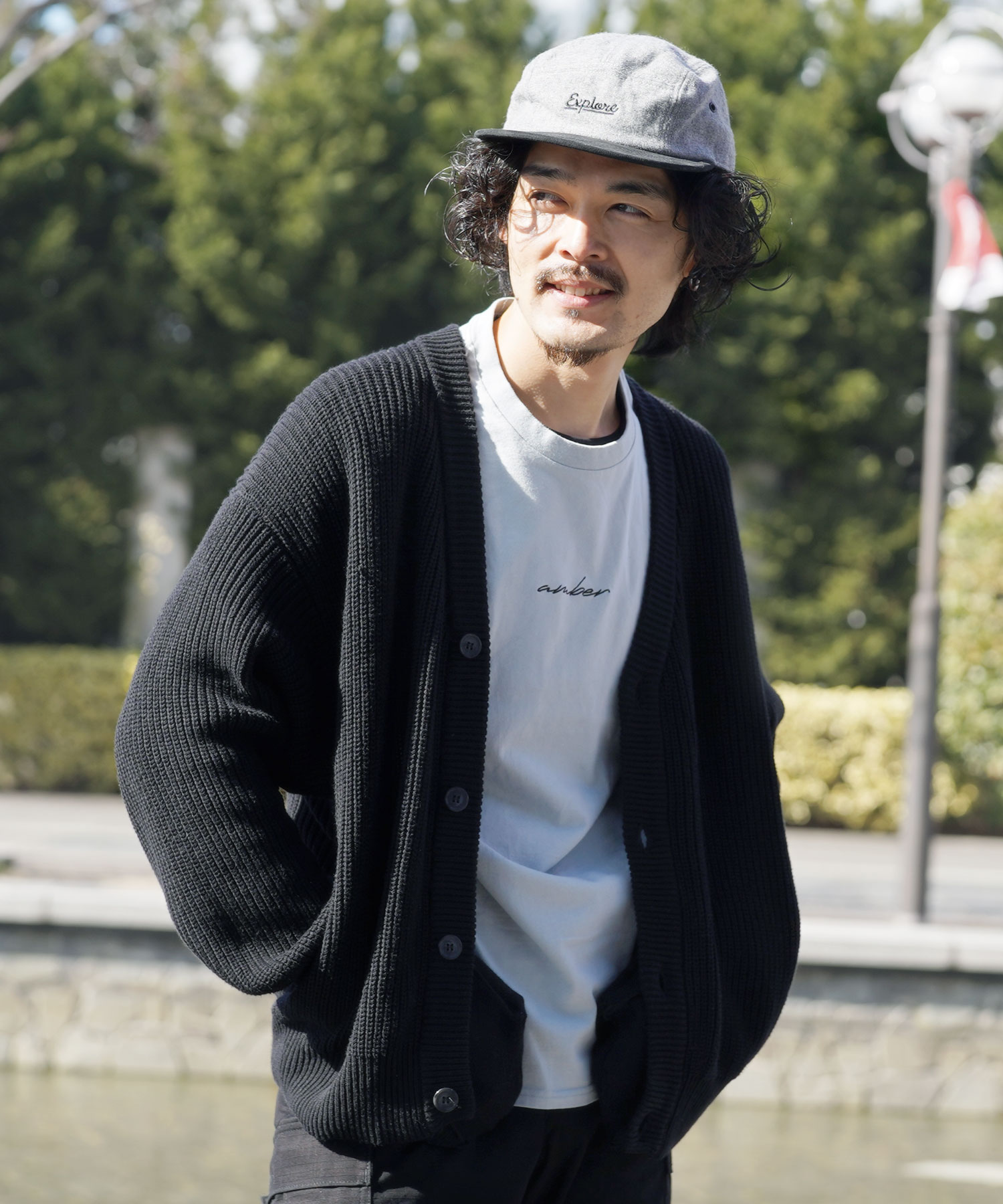 ジギーズショップ JIGGYS SHOP ハイバルキー片畦カーディガン ジギーズショップ JIGGYS SHOP ハイバルキー片畦カーディガン