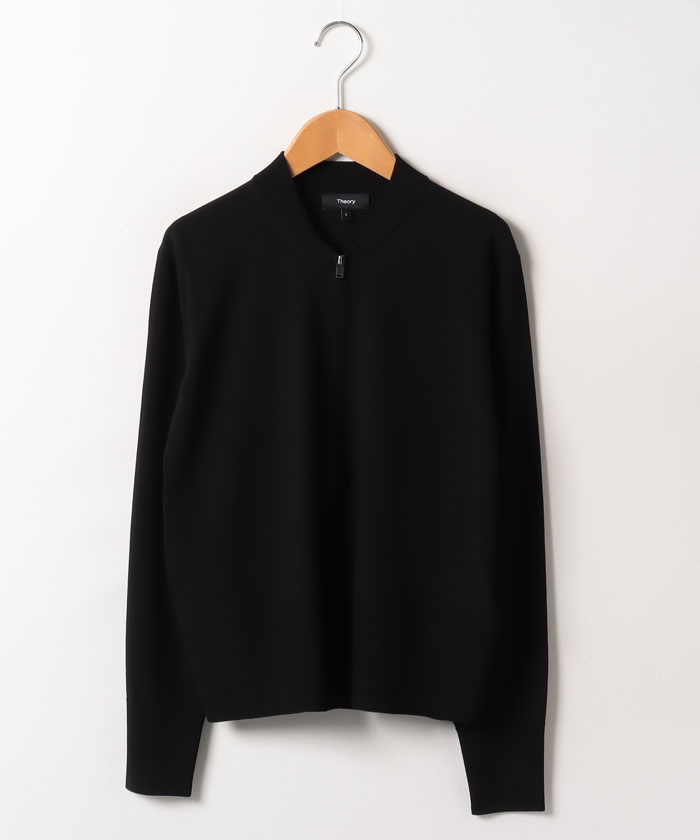 Theory COMPACT CREPE ZIP UP BOMB