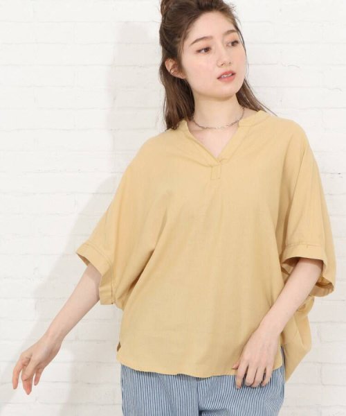 セール44%OFF】【洗える】フレンチリネンドルマンスキッパーシャツ(504575599) | シューラルー(SHOO・LA・RUE) - d  fashion