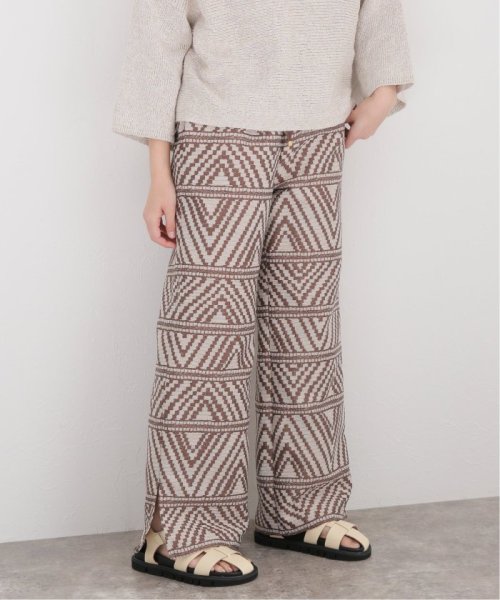 【COUTURE D`ADAM/クチュールドアダム】 HERRINBONE EASY WIDE PANTS
