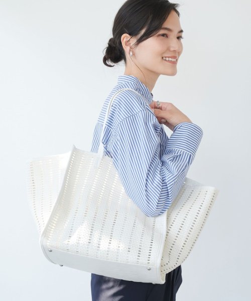 <Oggi×green label relaxing>メッシュ BIG 2WAY バッグ