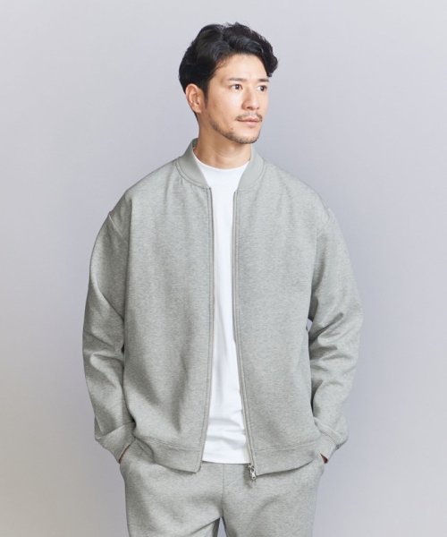 【WEB限定 WARDROBE SMART】by ダブルニット ジップブルゾン/セットアップ対応