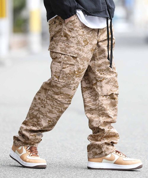 Rothco(ロスコ) Digital Camo Tactical BDU Pants◆カーゴパンツ メンズ ミリタリー ワークパンツ ワイドパンツ おしゃれ