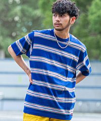 SB Select/Dickies マルチボーダークルーネック半袖ビッグTシャツ ディッキーズ Tシャツ メンズ ブランド オシャレ 大人 半袖 ボーダー トップス ロゴ カットソ/504577373