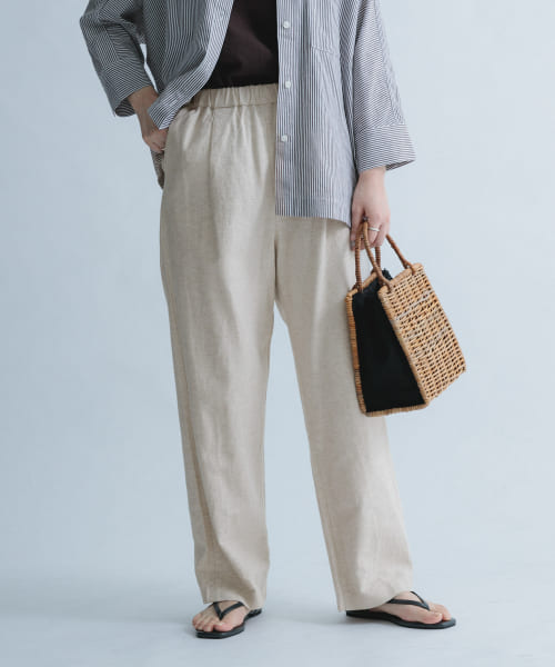 セール 50%OFF】FORK&SPOON コットンリネンワイドパンツ セール 50%OFF】FORK&SPOON コットンリネンワイドパンツ