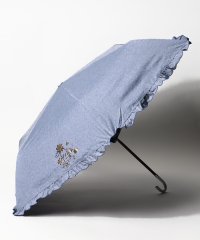 estaa/晴雨兼用折りたたみ日傘　”Decorative Beauty Shield” シャンブレーフリル/504555384