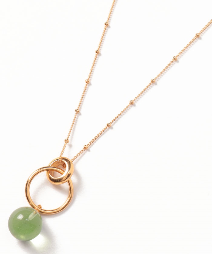 【TATIANA】Shiny Viel Ring Necklace NZ2470〜リングネックレス MUSINSA | TATIANA (Silver 925) Shiny BL Ring Necklace NZ2470