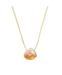cream dot/クリームドット Cream dot. 多面カットが煌めく、ラウンドドロップビジューのネックレス/504579402