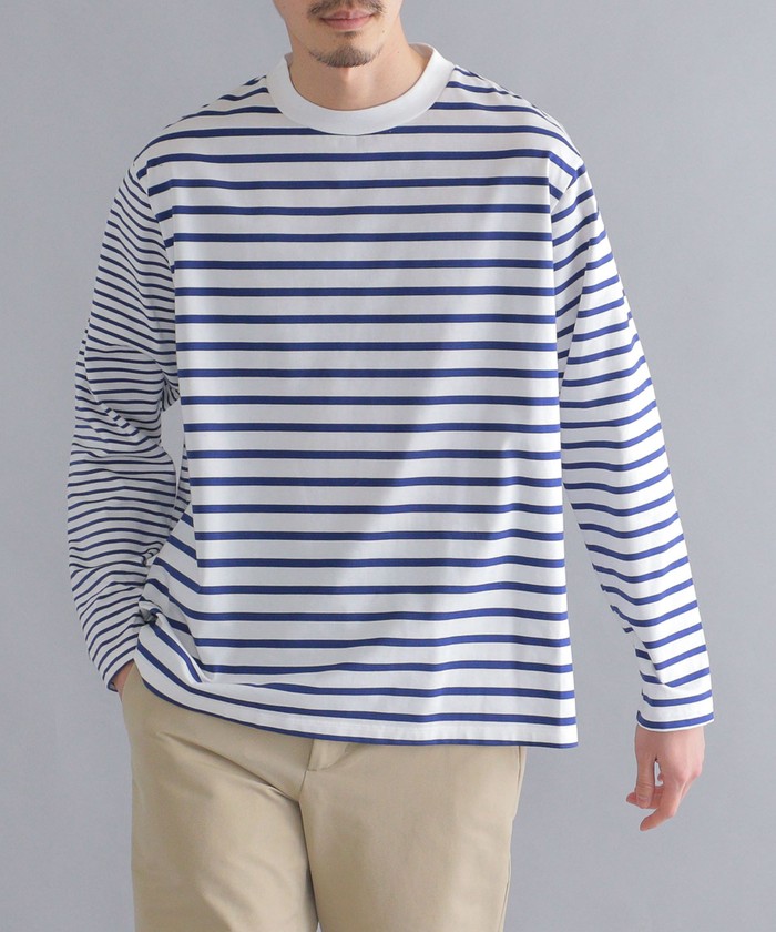G.F.G.S.｜ボーダー 長袖 Tシャツ バスクシャツ オーガニック