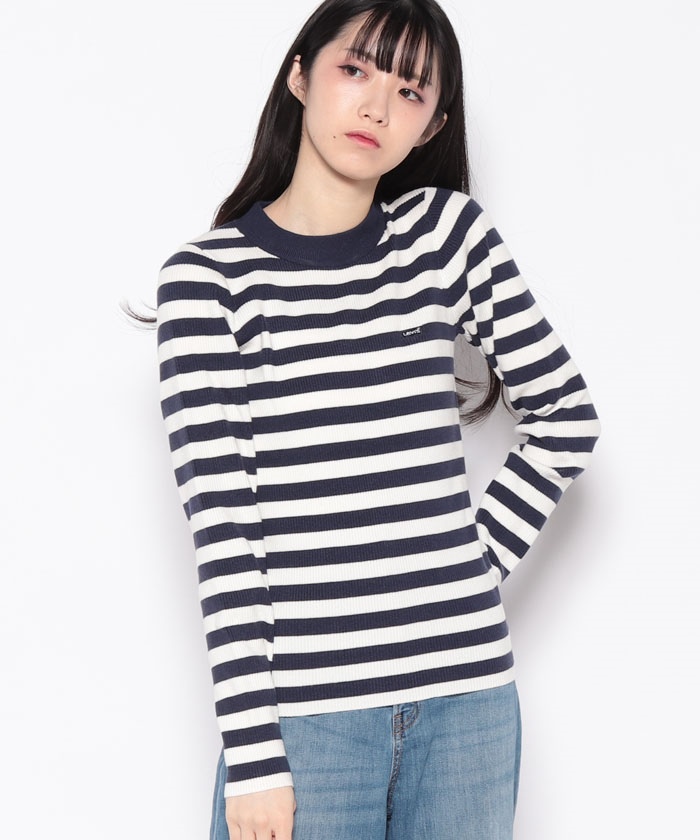 【セール】CREW RIB SWEATER OREO COOKIE MULTI(504572191) | リーバイスアウトレット(LEVI’S ...