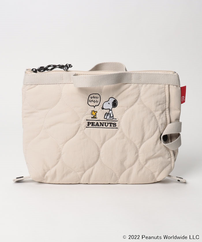 SNOOPY スヌーピー 2WAY バッグインバッグ ポーチ IP