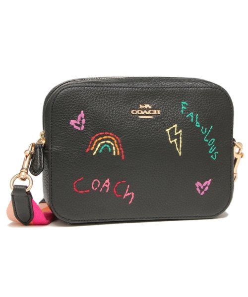 コーチ アウトレット ショルダーバッグ ブラック マルチ レディース COACH C8274 IMA47