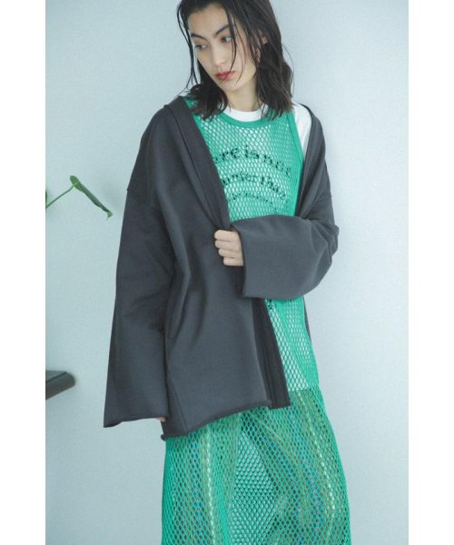 裏毛カーディガン
