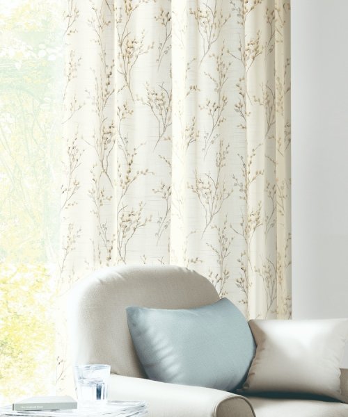 既成カーテン プッシーウィロー 100 135cm ローラアシュレイ Laura Ashley D Fashion