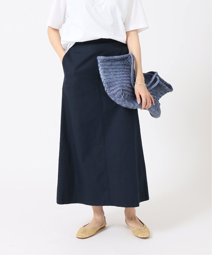 美品 2020 theory luxe ウール ペンシルスカート 38 日本製 ベージュ】リネンオックスペンシルスカート