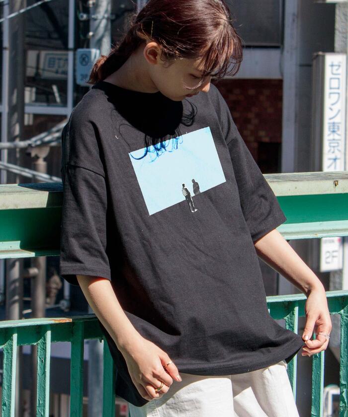 AelfricEden カモフラージュ BOXY Tシャツ ストリート セール】【RICHARD VERGEZ/リチャード・ヴェルゲス】コラージュ