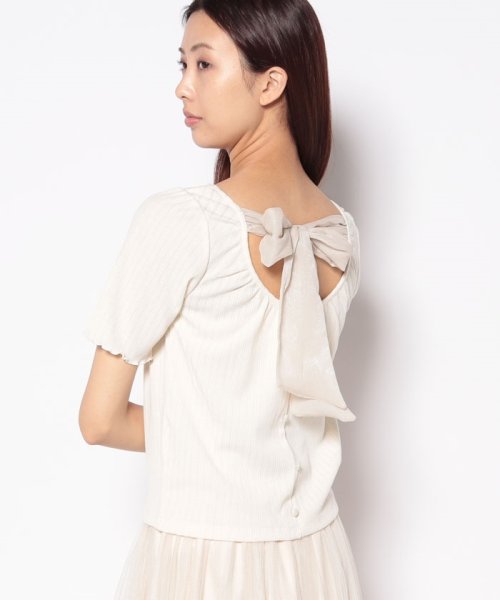 セール65 Off Majestic Legon マジェスティックレゴン Bigリボンギャザートップス マジェスティックレゴン Majestic Legon D Fashion
