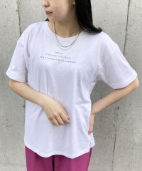 COMME CA ISM /ロゴ　プリントＴシャツ/504570741