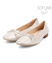 MADRAS/MODELLO 比類ないしなやかさと快適な履き心地が生まれる 人気の『SOFURA』シリーズ  撥水 スクエアトゥ・パンプス　DML4515/504583032