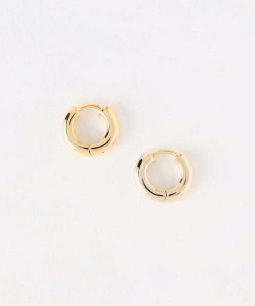＜BAITS＞ゴールドカラー パイプ ミニ ピアス/SILVER 925