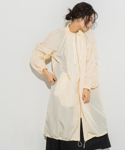 【WEB別注】ボリュームスリーブシアーロングコート