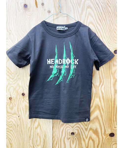 コットン100％ 【逸品】 7分袖オーバーサイズＴシャツ HEAD ヘッドロック ROCK ファッションデザイナー