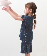 devirock/ガールズ フリル半袖パジャマ 子供服 キッズ 女の子 ルームウェア 半袖ルームウェア パジャマ /504589658