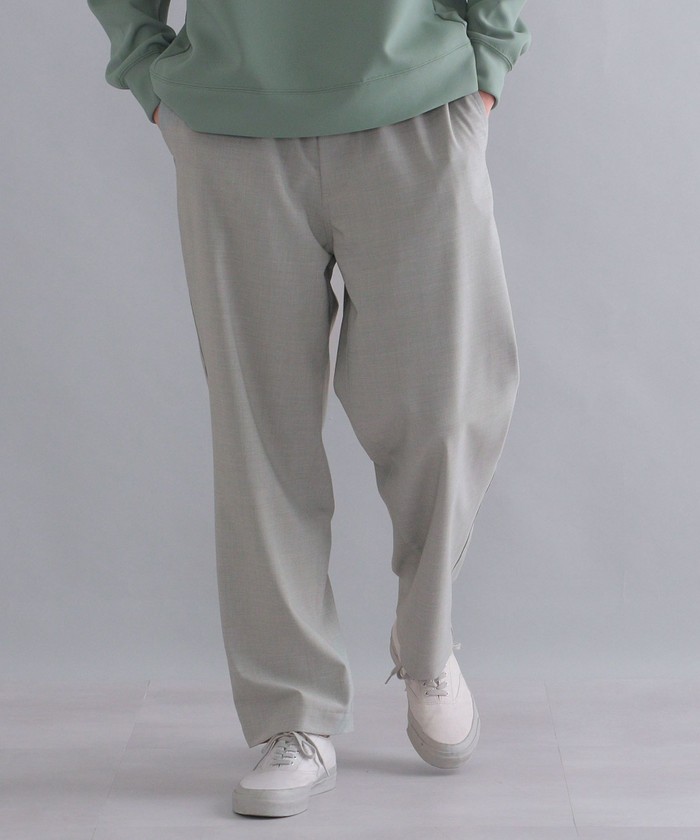 SHIPS:〈ウォッシャブル〉T/R トロピカル リラックス イージーパンツ新品 SHIPS:〈洗濯機可能/ストレッチ〉T/R トロピカル リラックス
