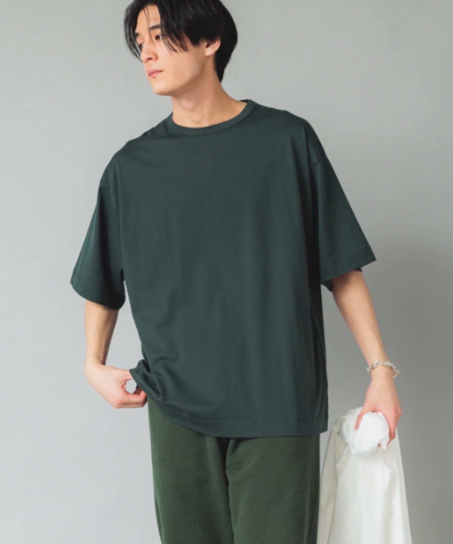 NewAnce】Oversized T Shirt オーバーサイズシルケットTシャツ