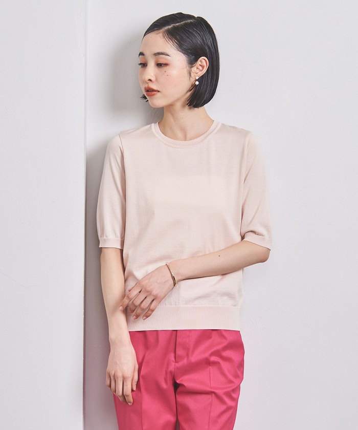 UNITED ARROWS C/SI 18G ショートスリーブニット UNITED ARROWS（ユナイテッドアローズ）の「C/SI 18G ショート