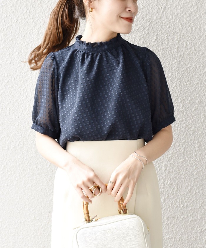 ★HERMES★シルクコットン ダブルジャージーウェーブ チュニック ☆HERMES☆シルクコットン ダブルジャージーウェーブ チュニック