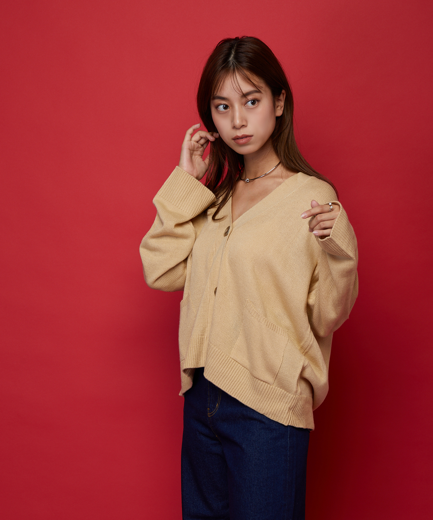 セール】サマンサモスモス ブルー Samansa Mos2 blue ニット セール】サマンサモスモス ブルー Samansa Mos2 blue ニット