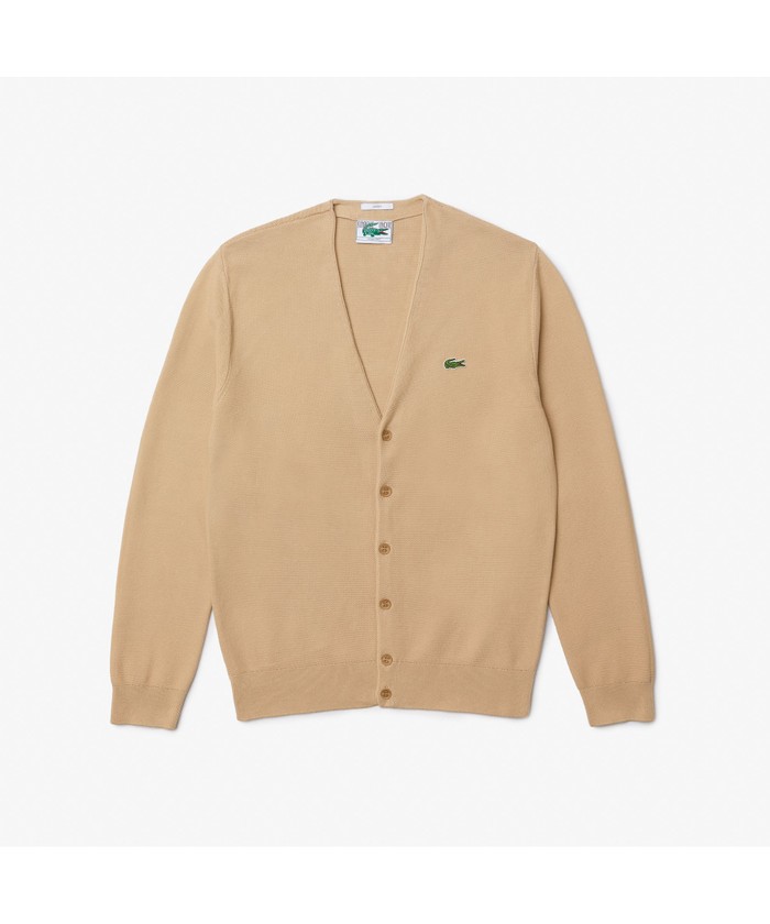 生産完了商品 LACOSTE ラコステ サマーカーディガン ベージュ