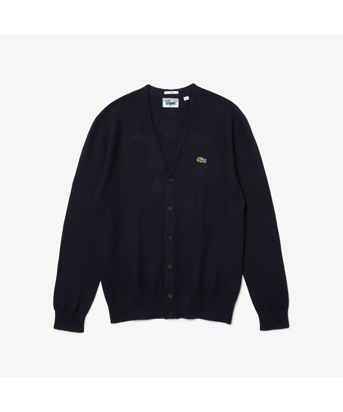 LACOSTE - オーガニックコットンニットカーディガン クーポン】【セール 30%OFF】ラコステ LACOSTE オーガニック