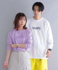 SHIPS MEN/*SHIPS: 刺繍 SHIPS ロゴ ユニセックス ロングスリーブ Tシャツ (ロンT)/504596583
