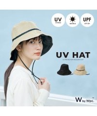 Wpc．/【Wpc.公式】UVつば広ハット 帽子 レディース サイズ調節 コンパクト収納 洗濯可能/504574942