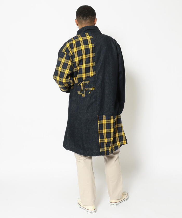 EXAMPLE/エグザンプル/ E-51 DENIM MOD COAT | www.educationfair-com
