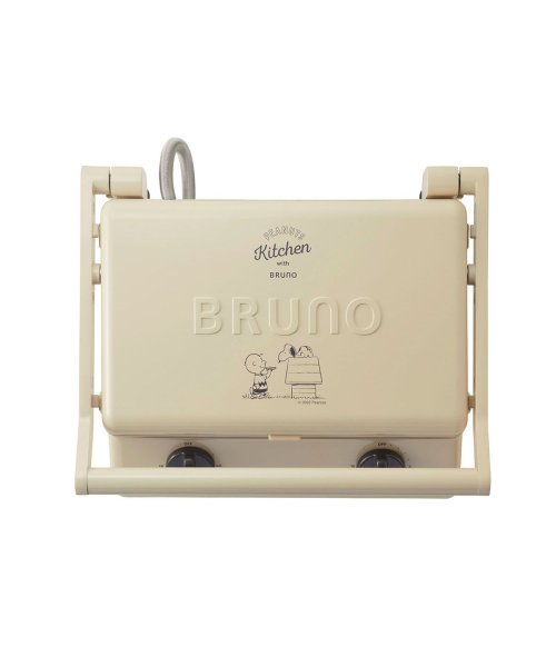 日本正規品 ブルーノ スヌーピー ホットサンドメーカー Bruno Peanuts グリルサンドメーカー ダブル 2枚 電気 家電 キッチン Boe092 ブルーノ Bruno D Fashion