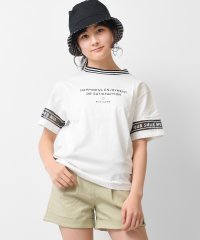 RiCO SUCRE/袖チュールロゴTシャツ/504598061