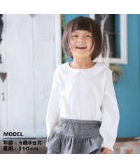 CLARAH　kids/キッズ カットソー 女の子 ガールズ 長袖 丸襟 ブラウス トップス シャツ フォーマル 入園式 入学式 卒園式 卒業式 結婚式 発表会 子供服 子ども服 フリ/504598924