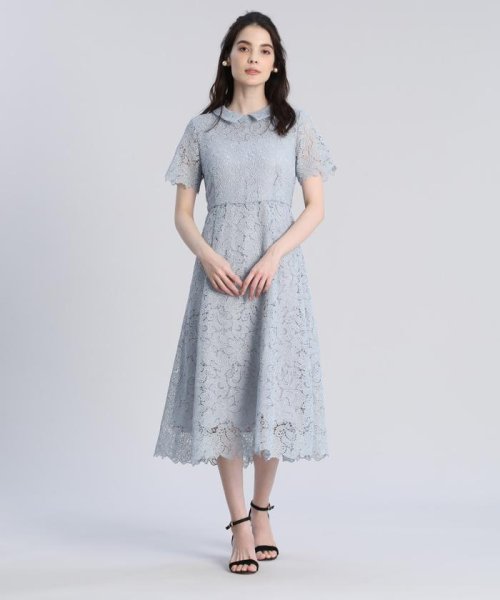 クーポン Maglie White 衿付きレースワンピース マーリエ パー エフデ Maglie Par Ef De D Fashion