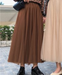 TeddyShop/テディショップ Teddyshop レディース ふんわりシフォンのシアーチュールスカート/504600166