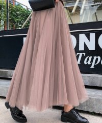 TeddyShop/テディショップ Teddyshop レディース ふんわりシフォンのシアーチュールスカート/504600166