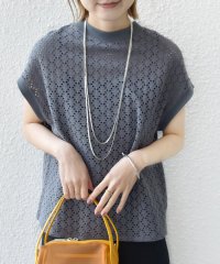 SHIPS WOMEN/【WEB限定】〈手洗い可能〉アイレット クルーネック プルオーバー/504063934