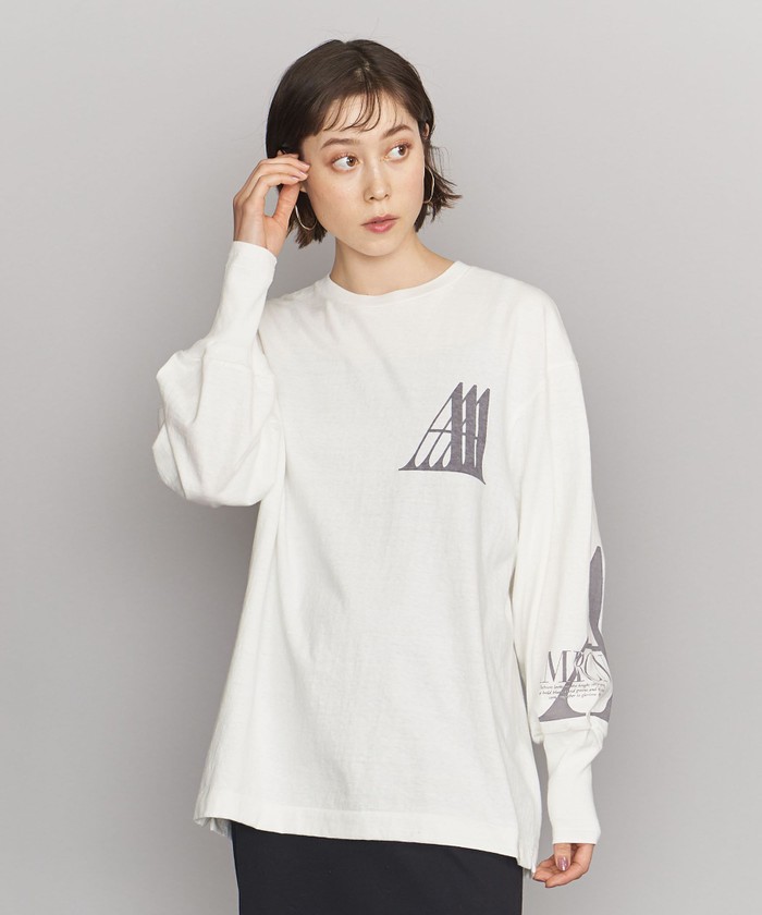 Americana(アメリカーナ)>ロゴロングスリーブ Tシャツ equaljustice