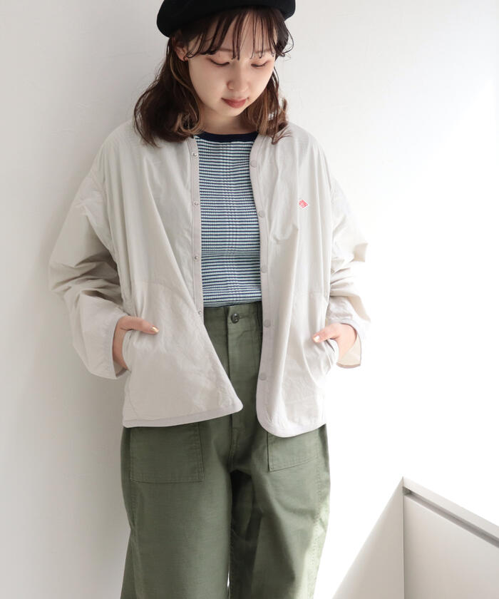 DANTON コットンシャツカーディガン 38 WEB限定】【DANTON/ダントン】SHIRTS CARDIGAN シャツ